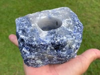 Image 2 of Sodalite Candle / Sphere Holder #1847