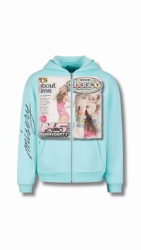 Image 1 of about time zip up