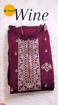 Image 3 of Soft Silk Kurtha Set - Design #14