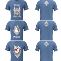 Image 1 of Samurai King, Yas Queen, Crystal Queen Steel Blue Tees