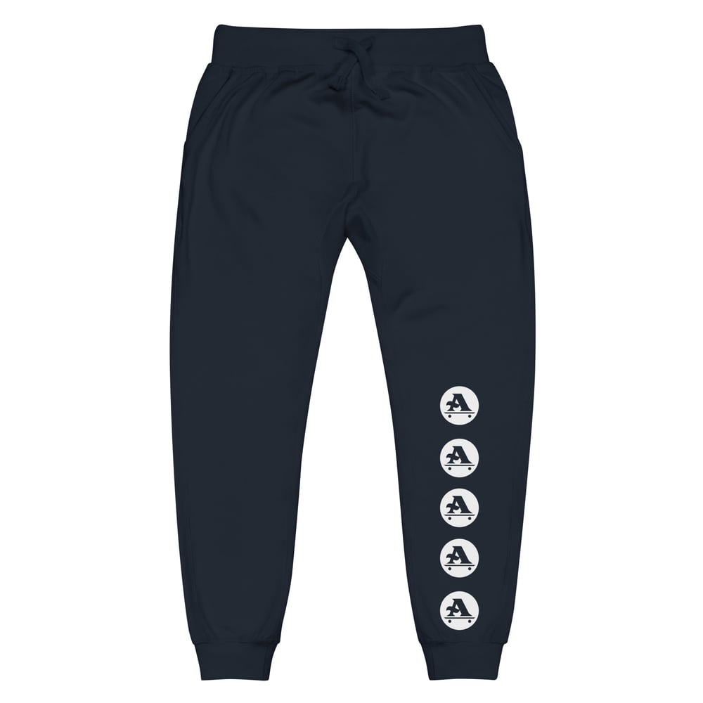 A-logo fleece sweatpants