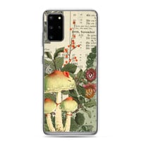 Image 14 of Colorful Antique Bookpage Mushroom Fungi Illustration Clear Case for Samsung®