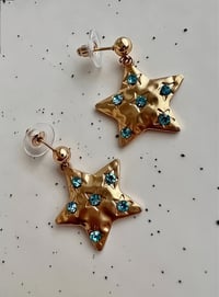 Image 2 of STAR GEM STUDS ~ BLUE GEM