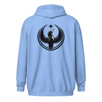 Image 5 of Zipper Hoodie - Rebel Loon Back Print
