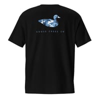 Image 5 of Goose Creek Co Resting Goose Blue Camo - Unisex garment-dyed pocket t-shirt