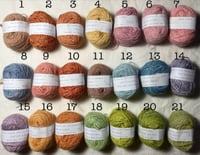 Image 1 of alpaca, silk and cashmere lace weight, mini skeins 10g/80m