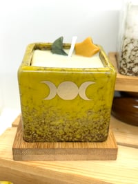 Image 3 of Mother Maiden Crone Pottery Candle