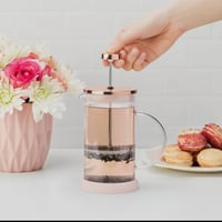 Image 4 of Riley™ Glass Portable Mini Coffee and Tea Press Pot 12oz