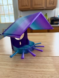 Image 1 of Window Bird Feeder with Suction Cups – 3D Printed Bird Watching Feeder