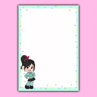 Vanellope Notepad A5