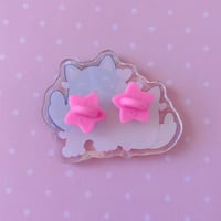 Image 3 of Bluey Squish Acrylic Pin