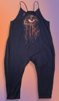 Image 2 of “TIGERS EYE” BLEACH PAINTED BAGGY JUMPER LARGE