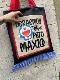 Image 3 of BOLSIÑA FEITA A MAN. DORAEMONpolipiel. Deseño exclusivo!