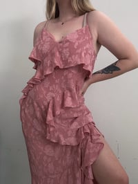 Image 1 of Zara pink maxi dress // XL