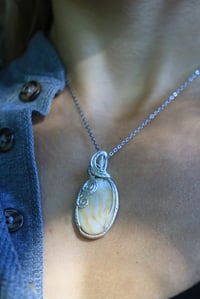 Image 1 of Sterling Silver Crazy Lace Agate Pendant