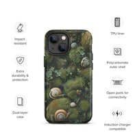 Image 21 of Flora and Fauna Goblincore Grunge Snails and Moss Tough Case for iPhone®