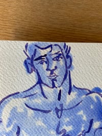 Image 2 of Watercolour ~ Blue Boys XXXV