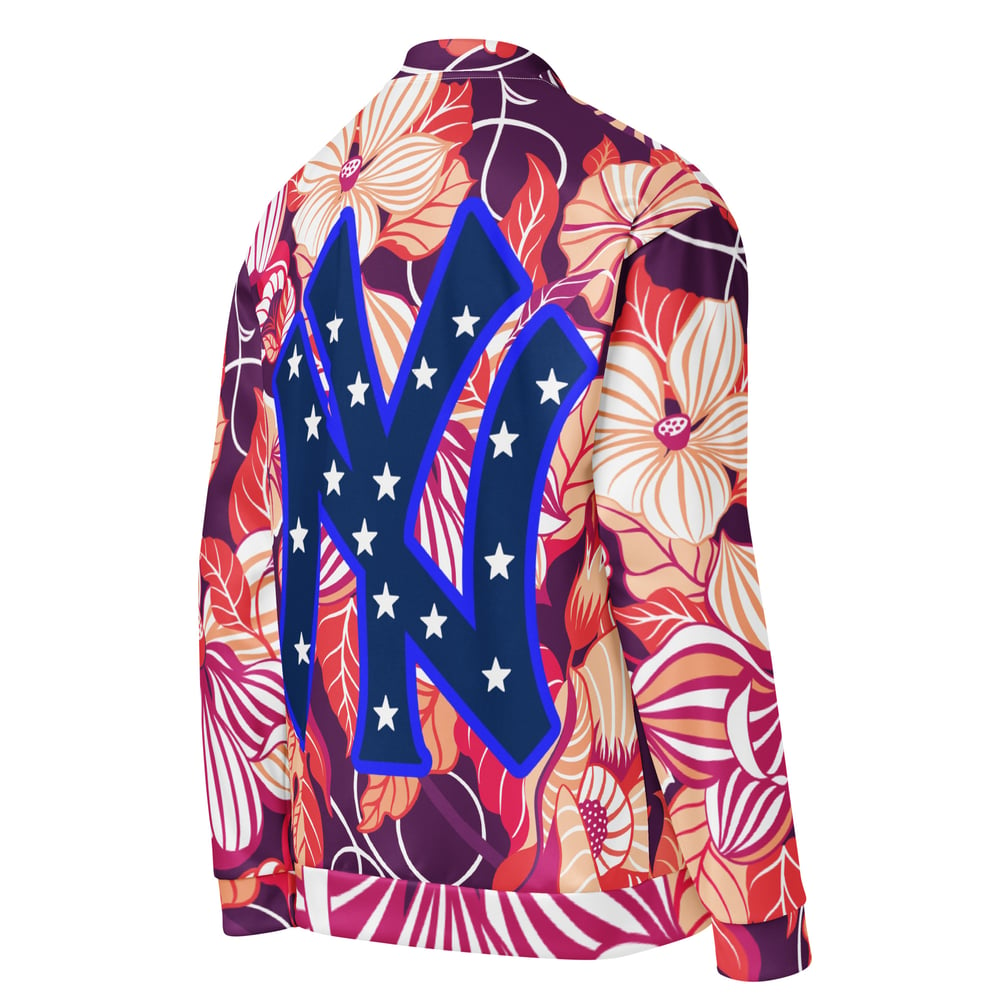 ZEN EXP - Floral Yankees Unisex Bomber Jacket