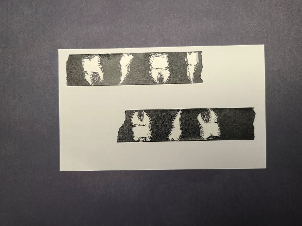 Teeth Washi Tape