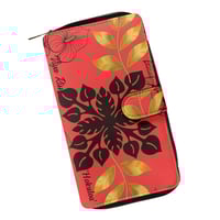 Image 5 of Women's  Hokuloa (Anthurium) Flap Wallet  