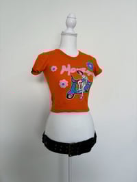 Image 1 of 00s Orange baby t // XS