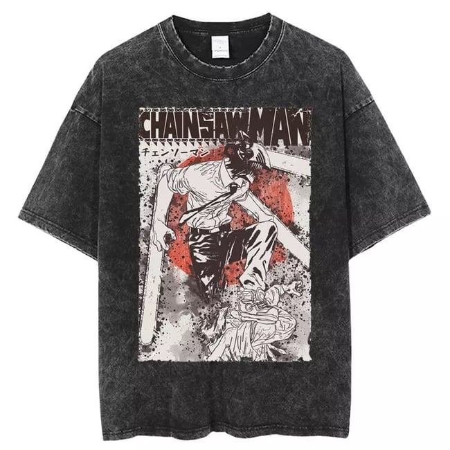 Chainsaw Man Oversized T-Shirt | The Anime Hut