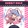 Vocaloid - Rabbit Hole Enamel Pin