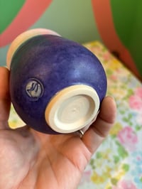 Image 4 of purple crystal tumbler