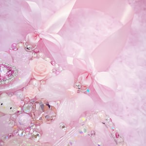 Image of Coquette Z Flip 5 Rhinestone Deco Case 