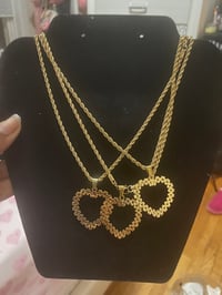 Image 1 of heart Rolex chain