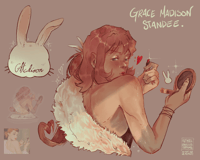 Grace Madison makeup standee (mini)