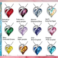 Birthstone necklaces