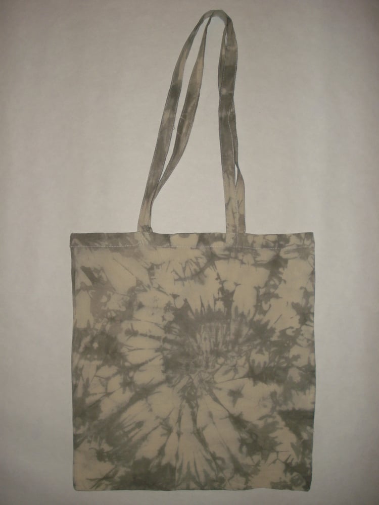 Image of tie-dye cotton tote bag