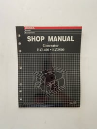 Sealed! Honda EZ1400 / EZ2500 Generator Shop Manual