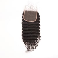 Image 2 of Tropical Deep Wave Transparent Lace Closure