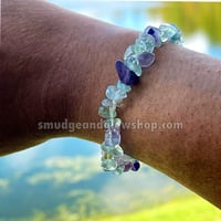 Image 2 of NEW* Fluorite Chip Bracelet