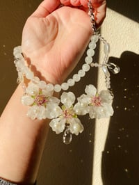 Image 5 of 🤍🌸Almond Blossoms Quartz Choker🌸🤍