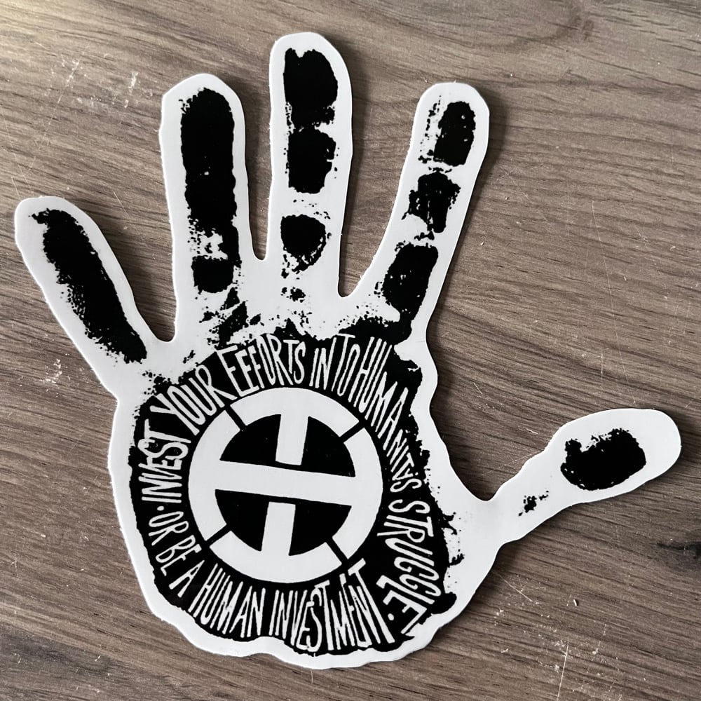 Human Investment 5” Diecut Sticker /35