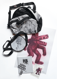 Offre Fight for love, sac et sacoche Géo Pack & Loup imitateur rouge