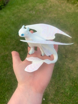 Light Dragon - Foam Clay Sculpture 