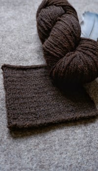 Image 4 of Harting Black ARAN Semi Worsted Spun Yarn - Dark Brown 