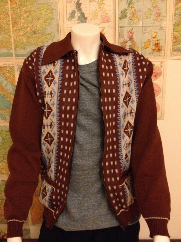 Image of Geometric Patterned Jacket