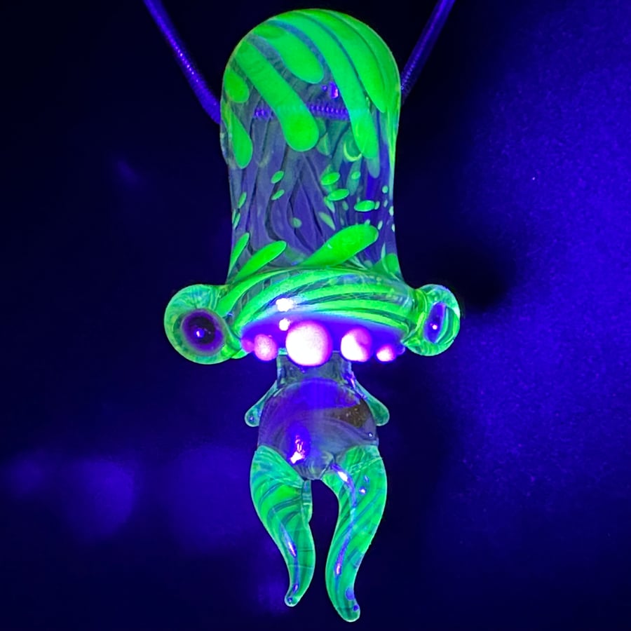 Image of 🦠☢️UV Organism Nymph Pendant☢️🦠