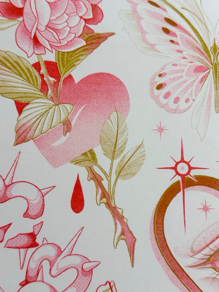 Valentine’s Risograph Print