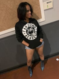 Image 1 of Fanclub Academy Hoodie Black With white design