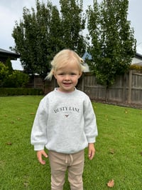 Image 3 of Dusty Lane kids crew Marl Grey