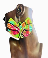 Image 1 of Jumbo Abstract Earrings 3