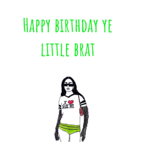 Little Brat Card