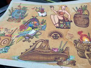 Image of 16 Sheets Traditional Disney Inspired Flash A (Standard Card Stock)