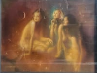 Image 3 of “Daughters of the Age of Aquarius”, Pastel on Paper